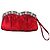Casadei Pochette rossa con strass