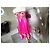 Autre Marque Amour de Pin-up Vestido Bustier Estampado Rosa - vista 2