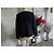 Autre Marque Flam Mode Marineblaue Strickjacke mit Glitzerfaden - Ansicht 5