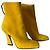 Botines Fendi de ante amarillo
