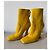 Botines Fendi de ante amarillo - vista 3