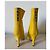 Botines Fendi de ante amarillo - vista 4