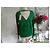 Autre Marque Pull&Bear Pull en Tricot Vert à Nœuds et Dentelle - vue 2