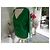 Autre Marque Pull&Bear Pull en Tricot Vert à Nœuds et Dentelle - vue 4