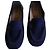 Autre Marque Mocassini Burton in Tessuto Blu Navy