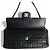 Chanel Borsa East West Chocolate Bar Flap Nero - vista 8