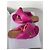 Sandali bassi in pelle rosa JW Anderson - vista 10
