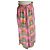 Autre Marque Gold & Silver Weite bedruckte Patchwork-Hose