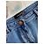 Versace Jeans Blu Denim con Motivo Greca Rosa - vista 2