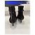 Bottines Chanel en daim marron et cuir verni - vue 3