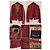 Oakwood rote Lederjacke im Biker-Stil - Ansicht 2