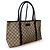 Una bellissima borsa Tote di Gucci con il classico monogramma GG e dettagli in pelle viola. - vista 5