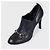 Décolleté Gucci in pelle nera NWOB EU 38.5 usate - vista 3