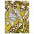 Versace Jeans Couture Versace Jeans bedrucktes Kleid - Weiß & Gelb - Ansicht 4