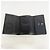 Portafoglio tri-fold Chanel in pelle di vitello granulata nera - vista 3