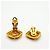 Pendientes de clip Chanel chapados en oro - vista 3
