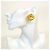 Pendientes de clip Chanel chapados en oro - vista 5