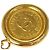 Cinturón de cadena Chanel CC Medallion de metal y cuero - vista 4
