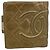 Chanel Cambon Leder Portemonnaie Bronze