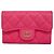 Tarjetero Chanel de piel de caviar acolchada