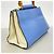 Gucci Bamboo Handtasche aus Leder Hellblau - Ansicht 2