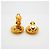 Pendientes de clip Chanel Coco Mark Circle dorados - vista 3