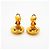 Pendientes de clip Chanel Coco Mark Circle dorados - vista 6
