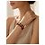 Louis Vuitton Monogram Lederarmband Braun Gold - Ansicht 2