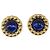 Chanel Vintage Round Clip-On Metal