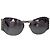 Kenzo Sonnenbrille aus silberfarbenem und schwarzem Metall