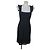 Moschino Jeans Vestido Midi Ajustado Negro con Encaje