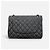 Timeless Borsa Chanel Flap Bag Classic Medium in pelle nera - vista 2
