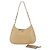 Bolsa de Ombro em Couro Prada Triangle Logo