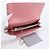 Portafoglio bi-fold in pelle rosa Miu Miu - vista 6