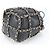 Chanel Schultertasche mit Kette aus Lammleder - Ansicht 5
