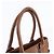 Saco Tote e de Ombro Burberry em couro castanho - vista 2