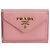 Portafoglio tri-fold Prada in pelle Saffiano