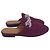 Mules Gucci en lona monogramada burdeos