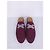 Mules Gucci en lona monogramada burdeos - vista 12