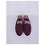 Mules Gucci en lona monogramada burdeos - vista 3