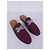 Mules Gucci en lona monogramada burdeos - vista 8