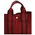 Hermès Handtasche Bordeaux Baumwolle - Ansicht 2