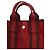 Hermès Handtasche Bordeaux Baumwolle - Ansicht 4
