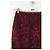 Dolce & Gabbana bordeaux Rock aus Baumwolle - Ansicht 4