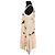 Vestido de seda beige Miu Miu - vista 3