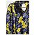 Abito Balenciaga con Stampa Floreale Blu e Gialla - vista 3