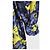 Abito Balenciaga con Stampa Floreale Blu e Gialla - vista 6