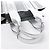 Chloé Sac à main et épaule Chloe Woody Medium en cuir, couleur Silver - vue 10
