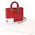 Lady Dior Leder Cannage Large 2Way Handtasche in Rot - Ansicht 18