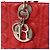 Lady Dior Leder Cannage Large 2Way Handtasche in Rot - Ansicht 4